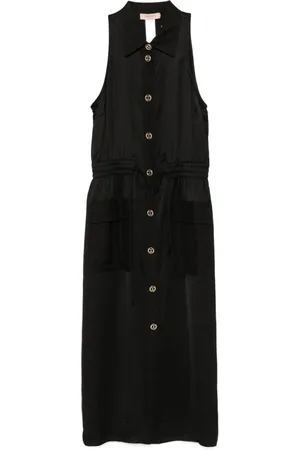 Twin-Set Kjole, Dame, Sort, S, Sort Kjole Sæt Elegant Chic