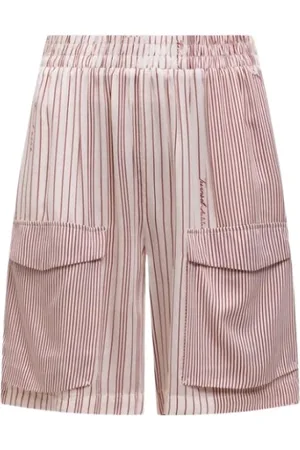 Twin-Set Shorts, Dame, Flerfarvet, M, Uld, Stribede shorts til kvinder