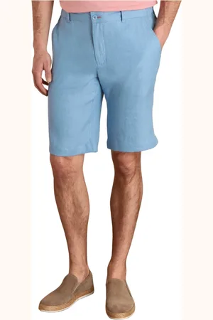 Vicomte A. Shorts, Herre, Blå, 2XS, Blå Elastisk Bermuda