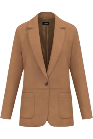 MARELLA Jakke, Dame, Brun, L, Brun Blazer med Afslappet Flair