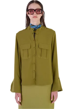 Silvian Heach Bluser & Skjorter, Dame, Grøn, M, Polyester, Bluser