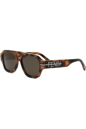 Fendi Tilbehør, unisex, Flerfarvet, 55 MM, Ægte graphy Briller med Top Service