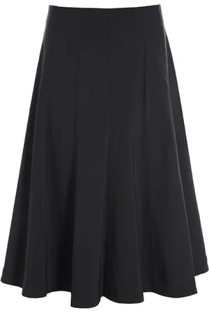 Bitte Kai Rand Nederdel, Dame, Sort, 2XL, Sort Midi Nederdel