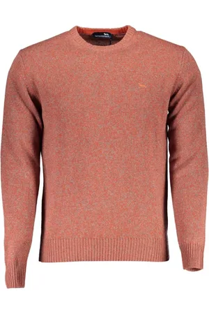 HARMONT&BLAINE Strik, Herre, Rød, XL, Uld, Rød uld herre sweater