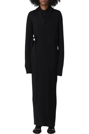Balenciaga Kjole, Dame, Sort, M, Uld, Silkekjole Elegant Stil