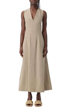 Bottega Veneta Kjole, Dame, , S, Bomuld, Elegant Poplin ALine Kjole
