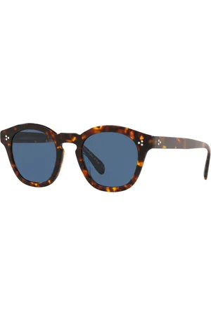 Oliver Peoples Tilbehør, Dame, Brun, 48 MM, Havana Blue Solbriller Boudreau L.a.