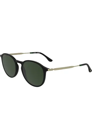 Lacoste Tilbehør, unisex, Sort, 52 MM, Uld, Stilfulde solbriller i sort