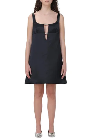 Nina Ricci Kjole, Dame, Sort, S, Uld, Krystaldetalje Elegant Sort Kjole