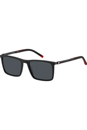 Tommy Hilfiger Tilbehør, Herre, Sort, 55 MM, Matte /Grey Solbriller TH 2077/S