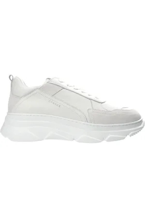 Copenhagen Shoes Sko, Herre, Hvid, 39 EU, Læder, Hvide læderblandede sneakers Cph40