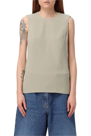Ami Top, Dame, Grøn, 2XS, Uld, Salvie Silke Top