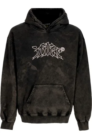 IUTER Sweathshirts & Hoodies, Herre, Sort, S, Bomuld, Marmor Drømme Hættetrøje Brun