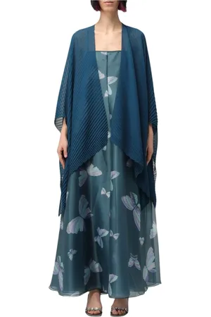 Emporio Armani Jakke, Dame, Grøn, ONE SIZE, Uld, Grøn Cape Cardigan Stilfuld Elegant