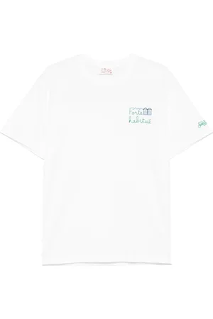 MC2 SAINT BARTH Top, Herre, Hvid, S, Bomuld, Hvid Portofino T-shirt og Polo