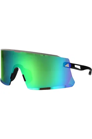 adidas Tilbehør, Herre, Grøn, ONE SIZE, Grønne Aviator Solbriller med UV-beskyttelse