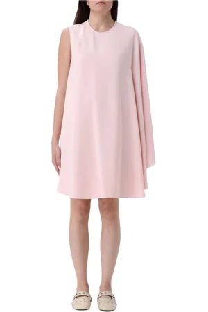 Stella McCartney Kjole, Dame, Lyserød, 2XS, Elegant Hvid Mini Kjole