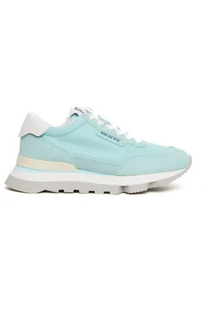 Rucoline Sko, Dame, Blå, 37 EU, Læder, Blå ruskind Akiko sneakers
