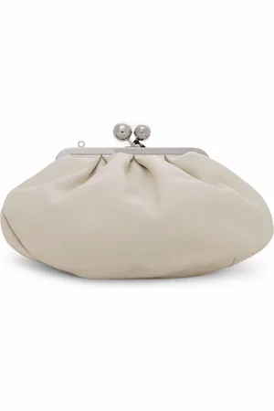 Max Mara Taske, Dame, , ONE SIZE, Uld, Blød læder skuldertaske