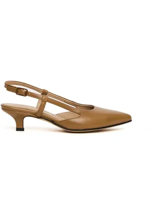 Pomme D´Or Sko, Dame, Brun, 41 EU, Læder, Læder Slingback Sandaler