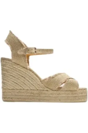 Castaner Sko, Dame, , 37 EU, Linned, Metallic Linned Krydset Kile Espadriller