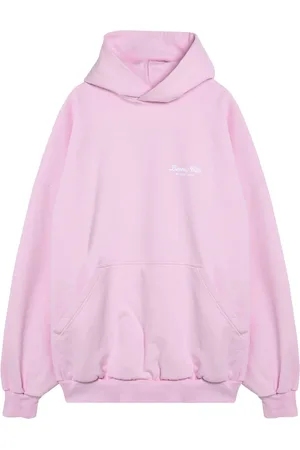 Balenciaga Sweathshirts & Hoodies, Dame, Lyserød, M, Uld, Hættetrøje