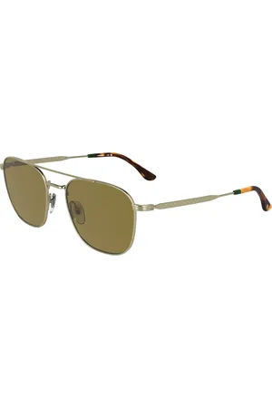 Lacoste Tilbehør, unisex, Gul, 55 MM, Solbriller L269S i Gul