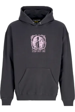 IUTER Sweathshirts & Hoodies, Herre, Grå, M, Bomuld, Let hættetrøje med forlomme
