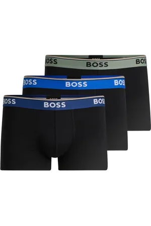 HUGO BOSS Undertøj, Herre, Sort, XL, Mænds Trunk Undertøj Pakke med 3