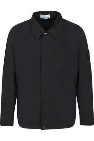 Stone Island Jakke, Herre, Sort, M, Polyester, Sort Taktisk Skjortejakke