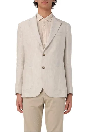 BROOKSFIELD Jakke, Herre, , M, Linned, Klassisk Linnedblazer med Lommer