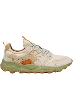Flower Mountain Sko, Herre, Flerfarvet, 45 EU, Bomuld, Multifarvet Ruskind Sneakers