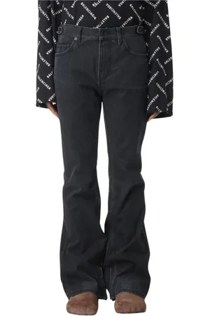 Balenciaga Jeans, Dame, Sort, W24, Sort Flare Jeans Kvinde