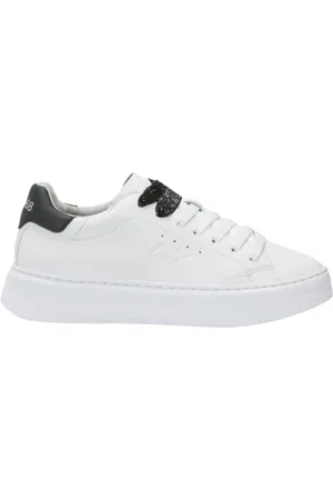 sun68 Sko, Dame, Hvid, 40 EU, Læder, Grace Leather Sneakers i Sort/Hvid