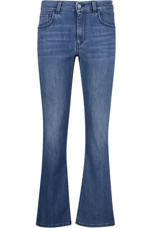RE-HASH Jeans, Dame, Blå, W28, Uld, Blå Monica-Z Stilfuld Model