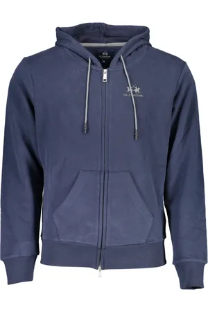 La Martina Sweathshirts & Hoodies, Herre, Blå, 2XL, Uld, Tøj