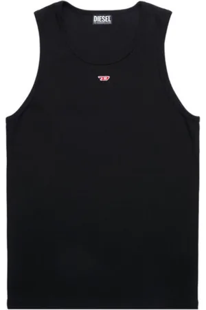 Diesel Top, Herre, Sort, L, Bomuld, bomuld Slim Fit Tank Top