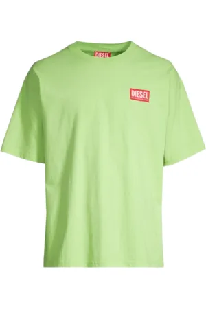 Diesel Top, Herre, Grøn, S, Bomuld, Lime T-Boxt-Lab T-Shirt