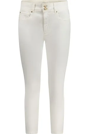 Guess Jeans, Dame, Hvid, W32, Bomuld, Hvide Bomuld Jeans & Bukser