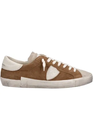 Philippe model Sko, Herre, Brun, 42 EU, Uld, Prsx Sneakers Cognac Beige