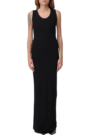 Balenciaga Kjole, Dame, Sort, XS, Sort Ærmeløs Maxi Kjole