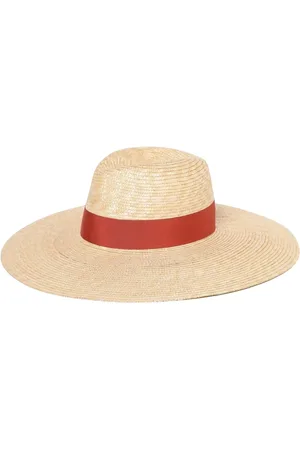 Borsalino Tilbehør, Dame, , M, Elegant Straw Hat med Band