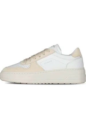 Copenhagen Shoes Sko, Dame, , 41 EU, Bomuld, Platform Sneakers med Lærdetaljer