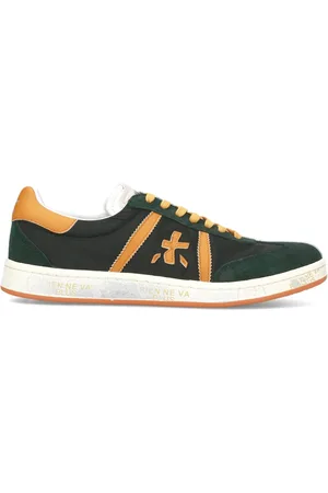 Premiata Sko, Herre, Flerfarvet, 41 EU, Sneakers i ruskind og stof