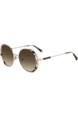 Kate Spade Tilbehør, Dame, Gul, 52 MM, Uld, Rose Gold Solbriller Aeris/F/S