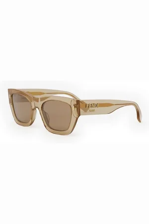 Fendi Tilbehør, unisex, , 50 MM, Autentiske Roma Briller med Premium Kvalitet