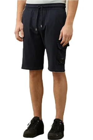 C.P. Company Shorts, Herre, Blå, L, Bomuld, Let Fleece Cargo Shorts