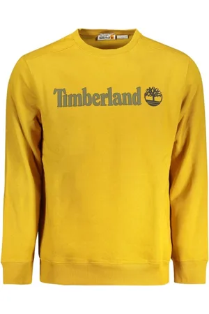Timberland Sweathshirts & Hoodies, Herre, Gul, XL, Bomuld, Gul Bomuldssweater