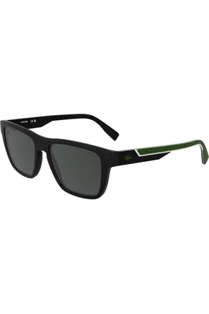 Lacoste Tilbehør, Herre, Sort, 54 MM, Uld, Stilfulde solbriller i sort