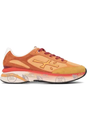 Premiata Sko, Herre, Flerfarvet, 41 EU, Sneakers i ruskind og stof